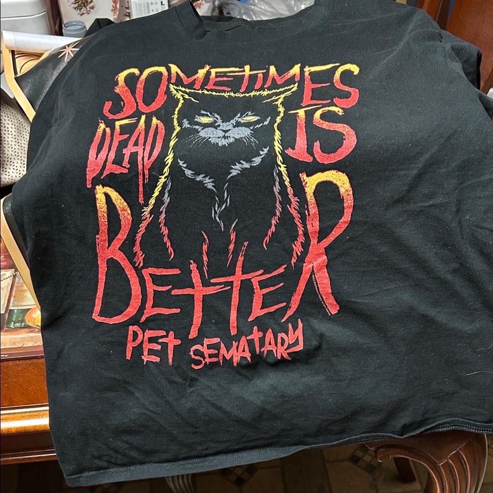 Pet Sematary Black Cat Graphic T-Shirt
